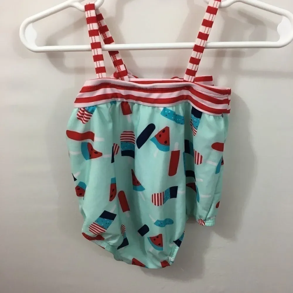 Cat & Jack One Piece Girls Swimsuit 6-9 mo NWOT